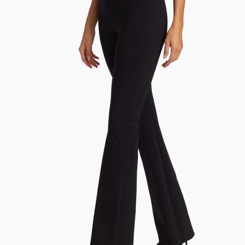 Chaira Boni Petite Robe Boot cut ponte Pants Black size 0/SX New w tag